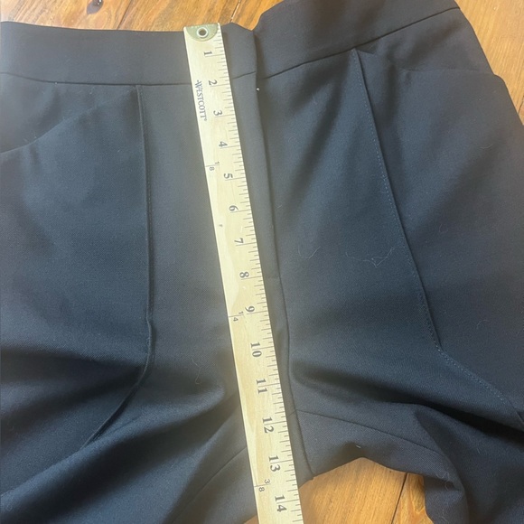 Rebecca Taylor Ottoman Notch Stretch Black High Waist Dress Pants Work Career 6 - Picture 14 of 16